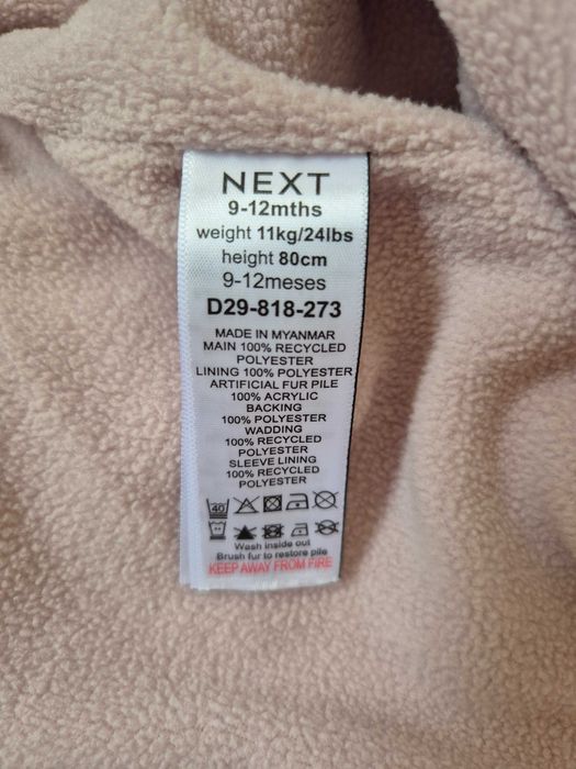 Kombinezon zimowy dla dziewczynki Next 80