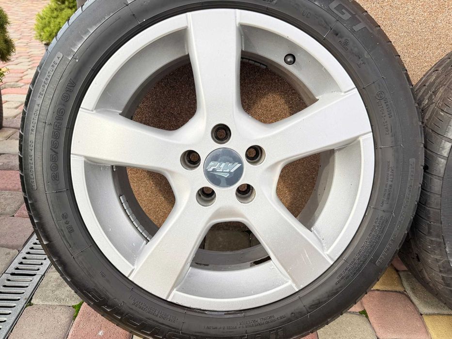 Тітанові діски Bufal 5*100 R16 VW Golf 4-Skoda rapid-faBia-Audi 3