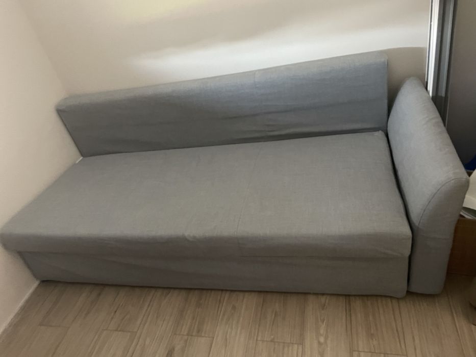 Sofa rozkladana holmsund ikea szara