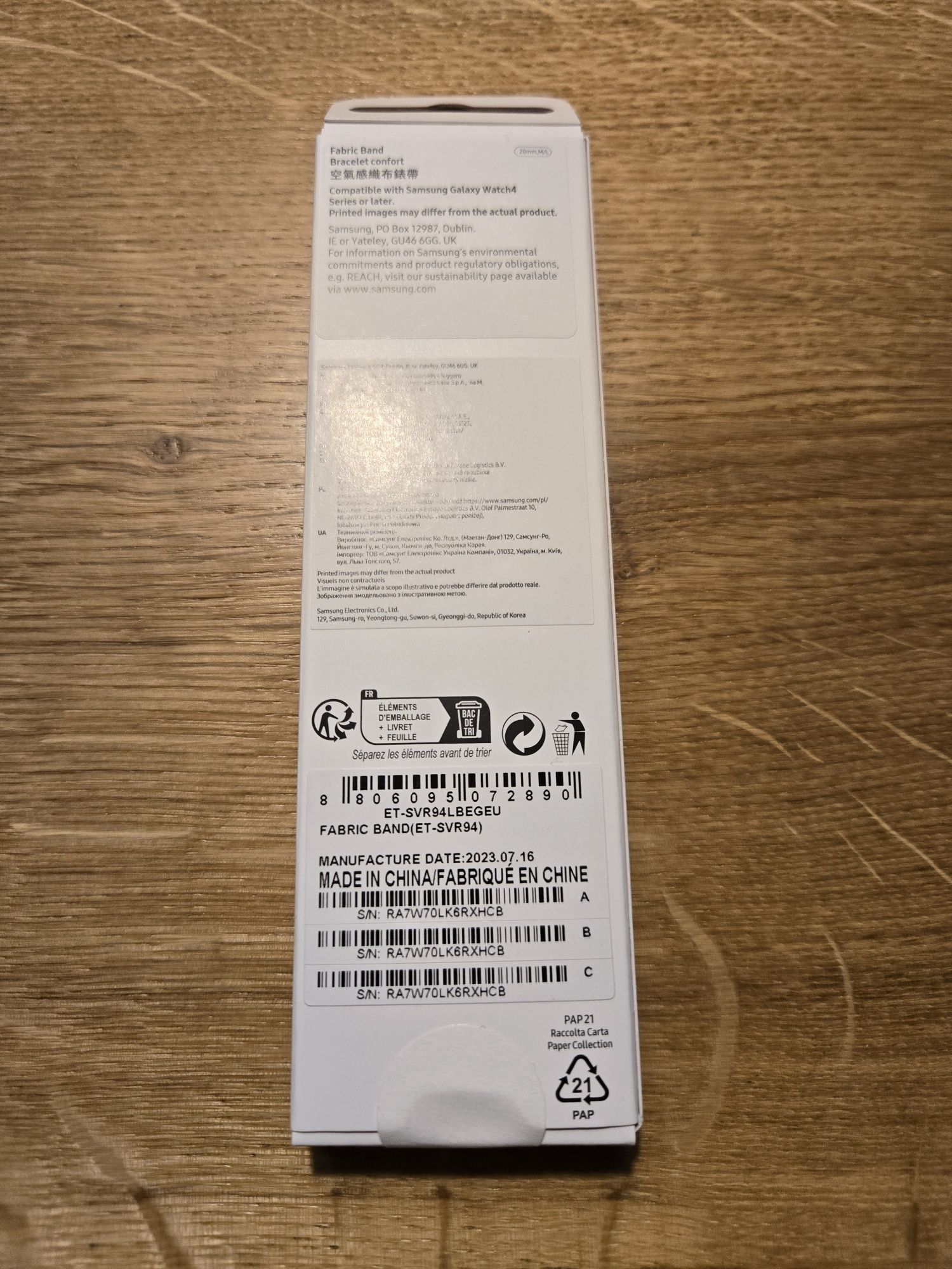 Oryginalny pasek Samsung Galaxy Watch 4 Watch 5 Watch 6