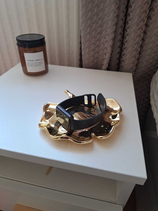 Nowa Taca Dekoracyjna Paterka Liść Złota Sinsay Jesień