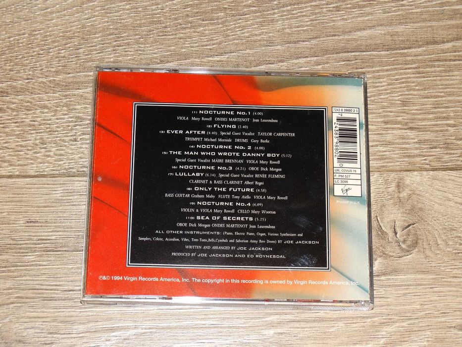 Joe Jackson  Night Music by Joe Jack CD