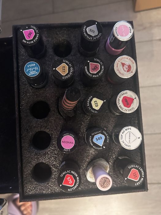 Lakiery hybrydowe semilac, neonail + gratisy