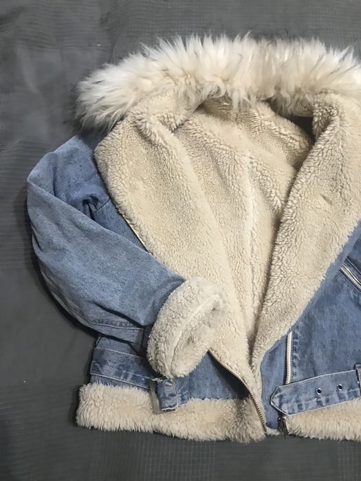 Зимова джинсова курточка