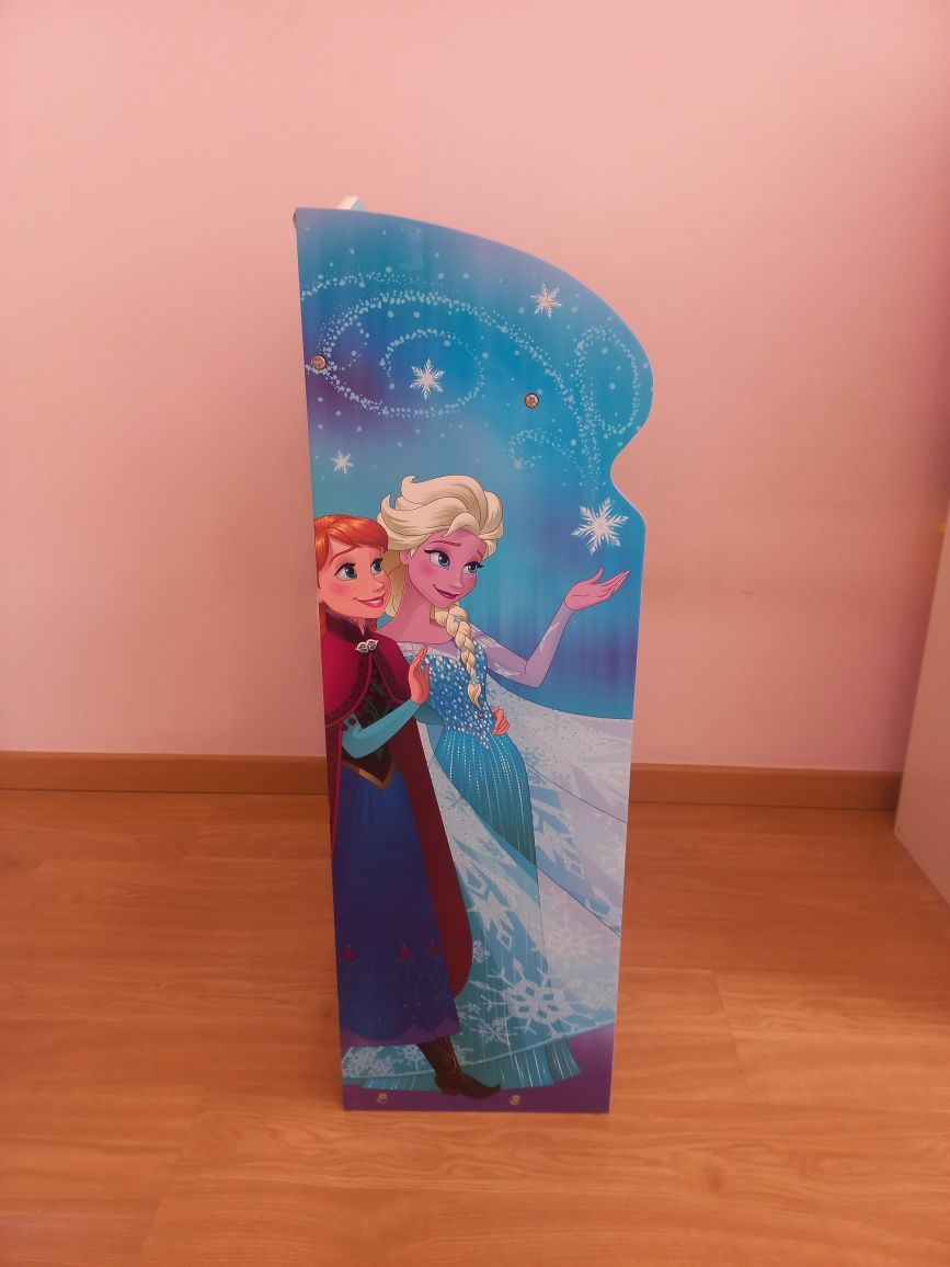 Conjunto livreiro mesa e banco Frozen