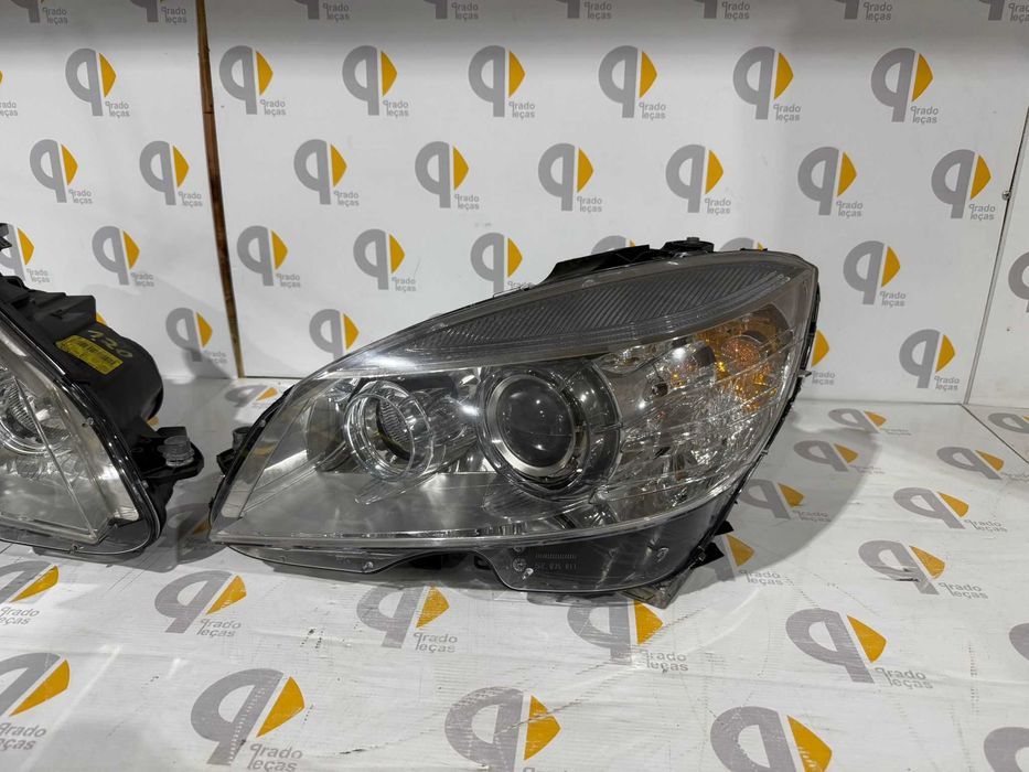 Ópticas faróis Mercedes classe c w204 xenon