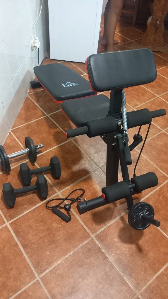 Mesa de exercícios físicos