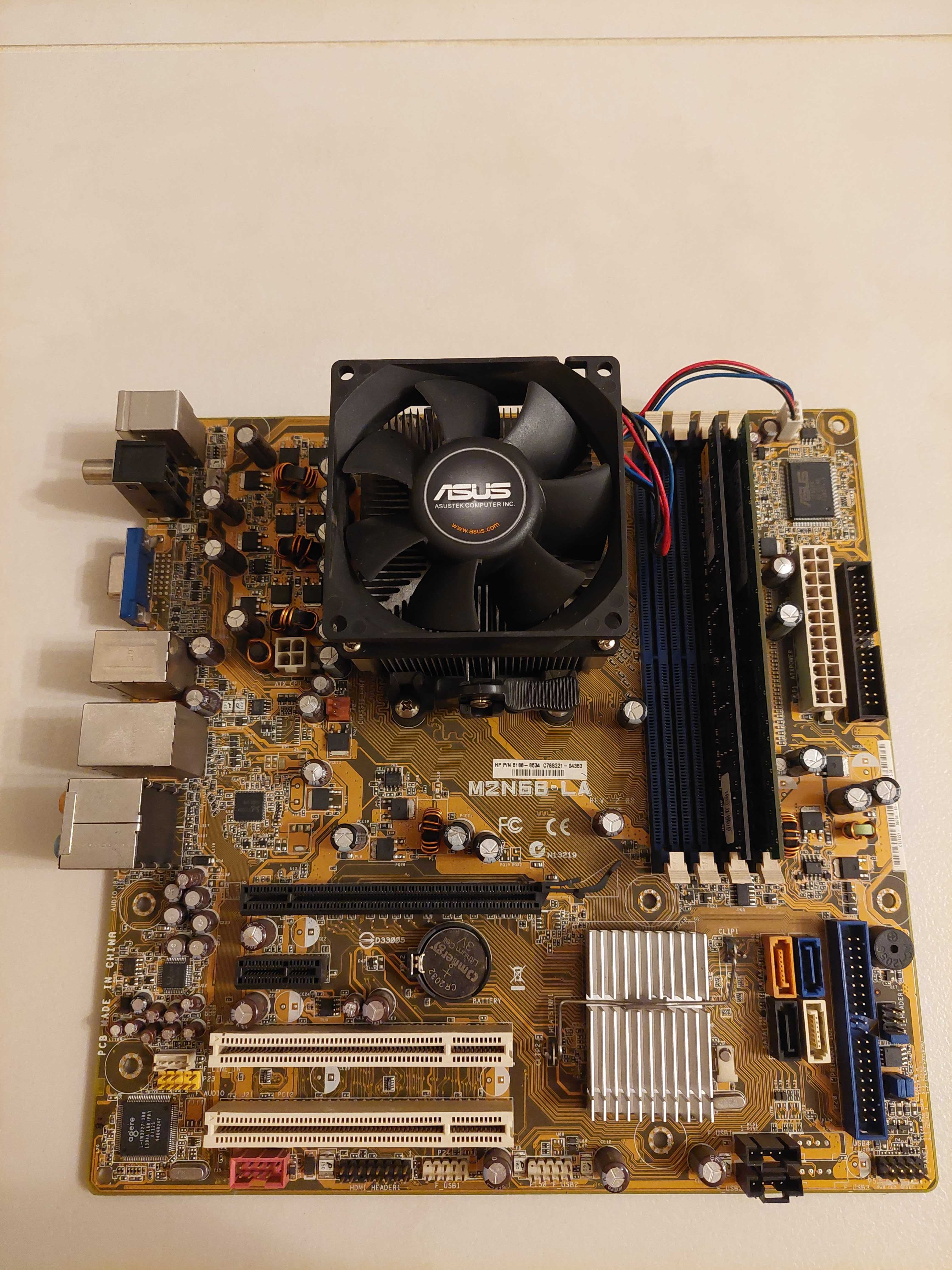 Zestaw AMD Athlon 64 X2 4400+ 2GB RAM + Płyta HP M2N68-LA + Hdd 250GB