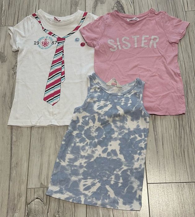 Paczka ubranek dla dziewczynki 122-128