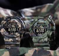 Электронные смарт часы военные армейские камуфляжные SMAEL 8013 SMART