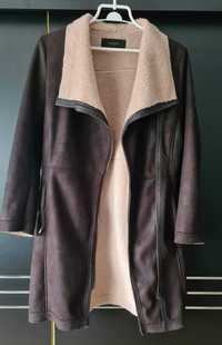 Brązowy płaszcz damski kożuszek brązowy  Reserved rozmiar 40