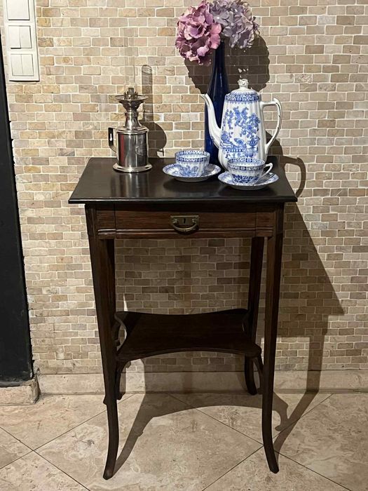 Stolik niciak zabytkowy XIX w eklektyk bideimeier