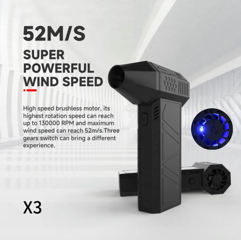 Воздуходувка Super Power Turbo Fan X3