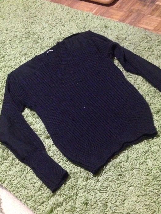sweter wojskowy granatowy maly rozmiar