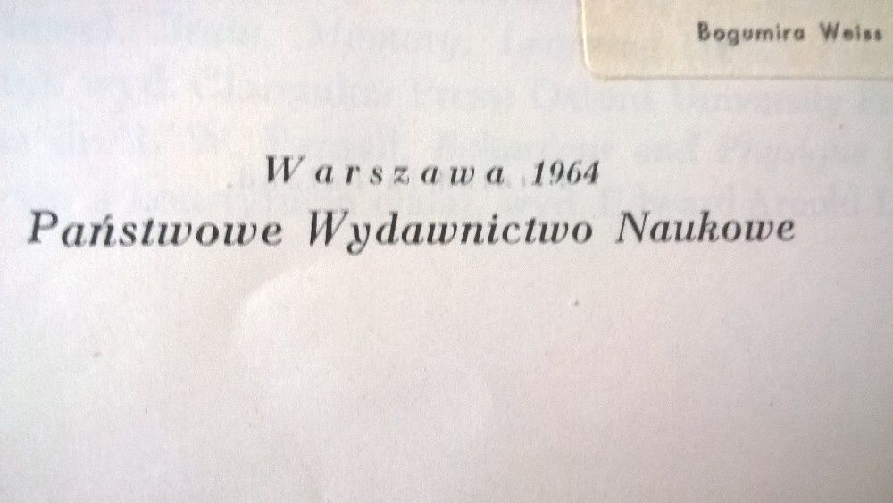 " Myśl badawcza w medycynie."1964