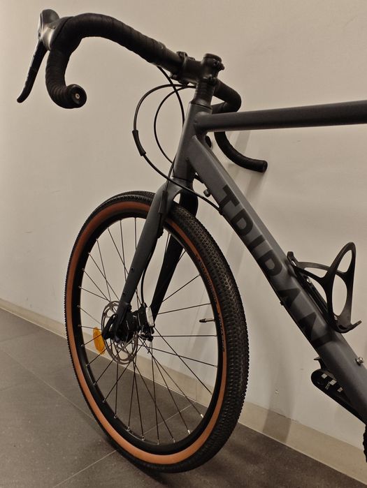 Gravel Triban JAK NOWY GRVL 520 S 27,5 1X11 SRAM APEX 1 rower szary