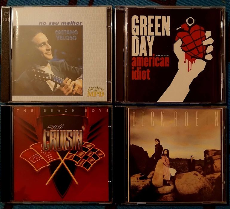 A: CDs 2€ Rock Pop Afro Pimba Metal Dance Portuguesa