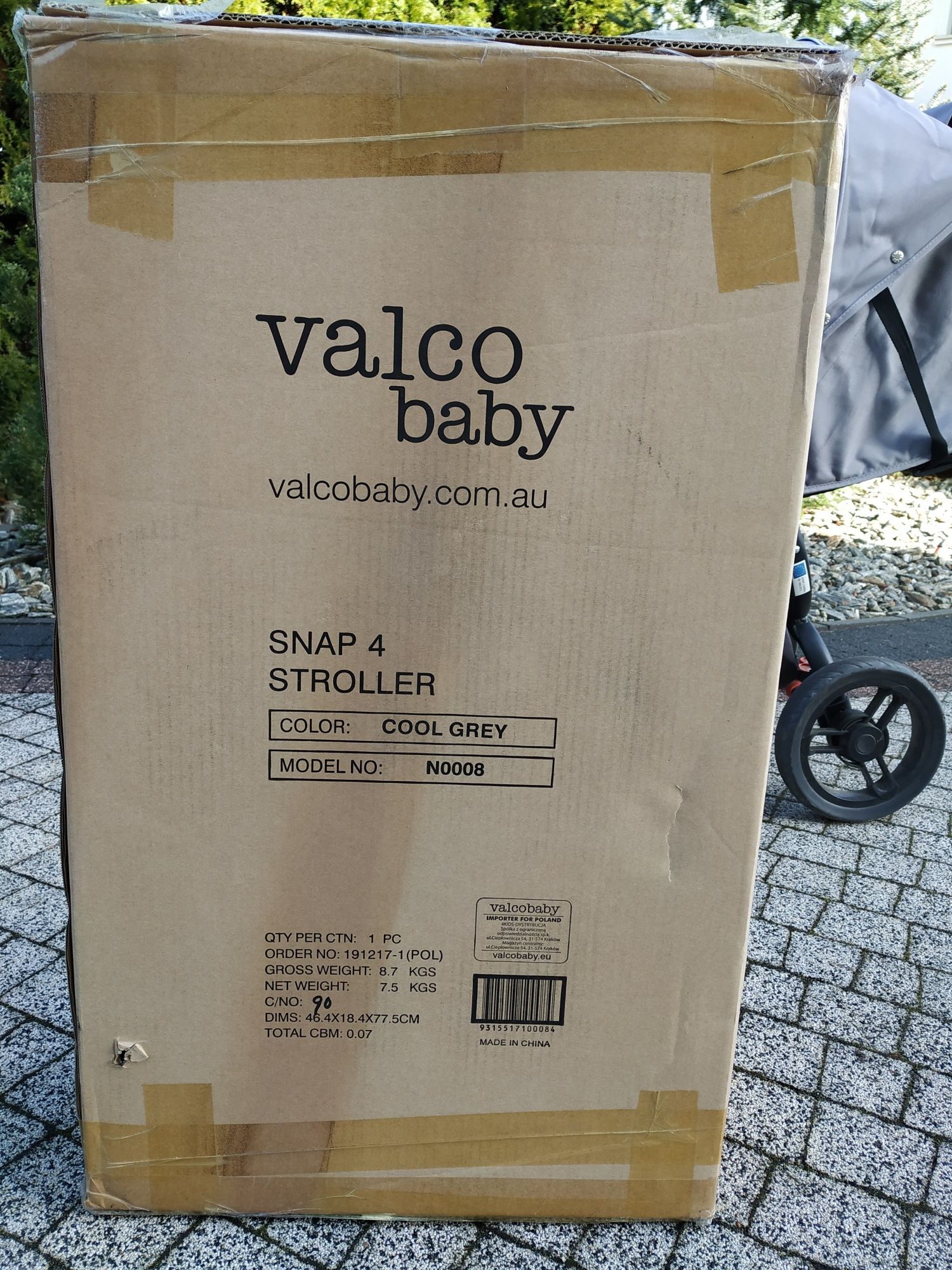Spacerówka Valco baby Snap 4 stroller cool grey