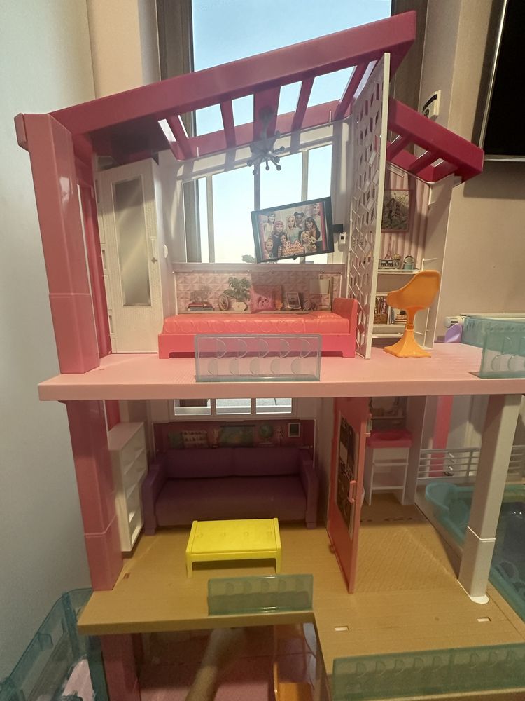 Duży domek rezydencja barbie jak nowy z windą i basenem s. 120/90 w.