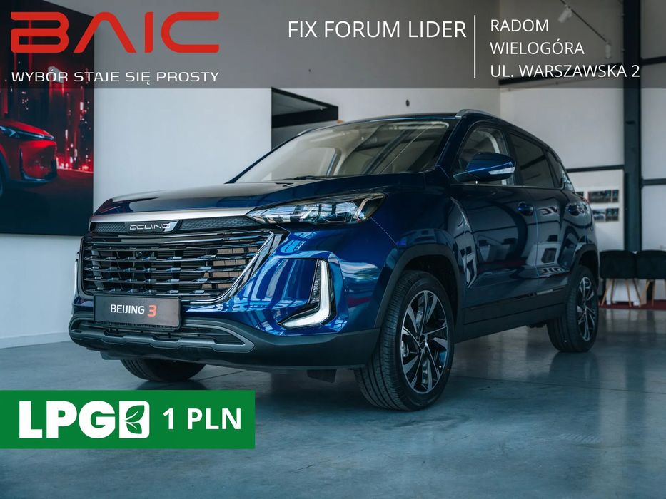 BAIC 3 LPG za 1zł Kredyt 50/50 Ubezpieczenie OC/ AC opony zimowe 5 lat gwaran