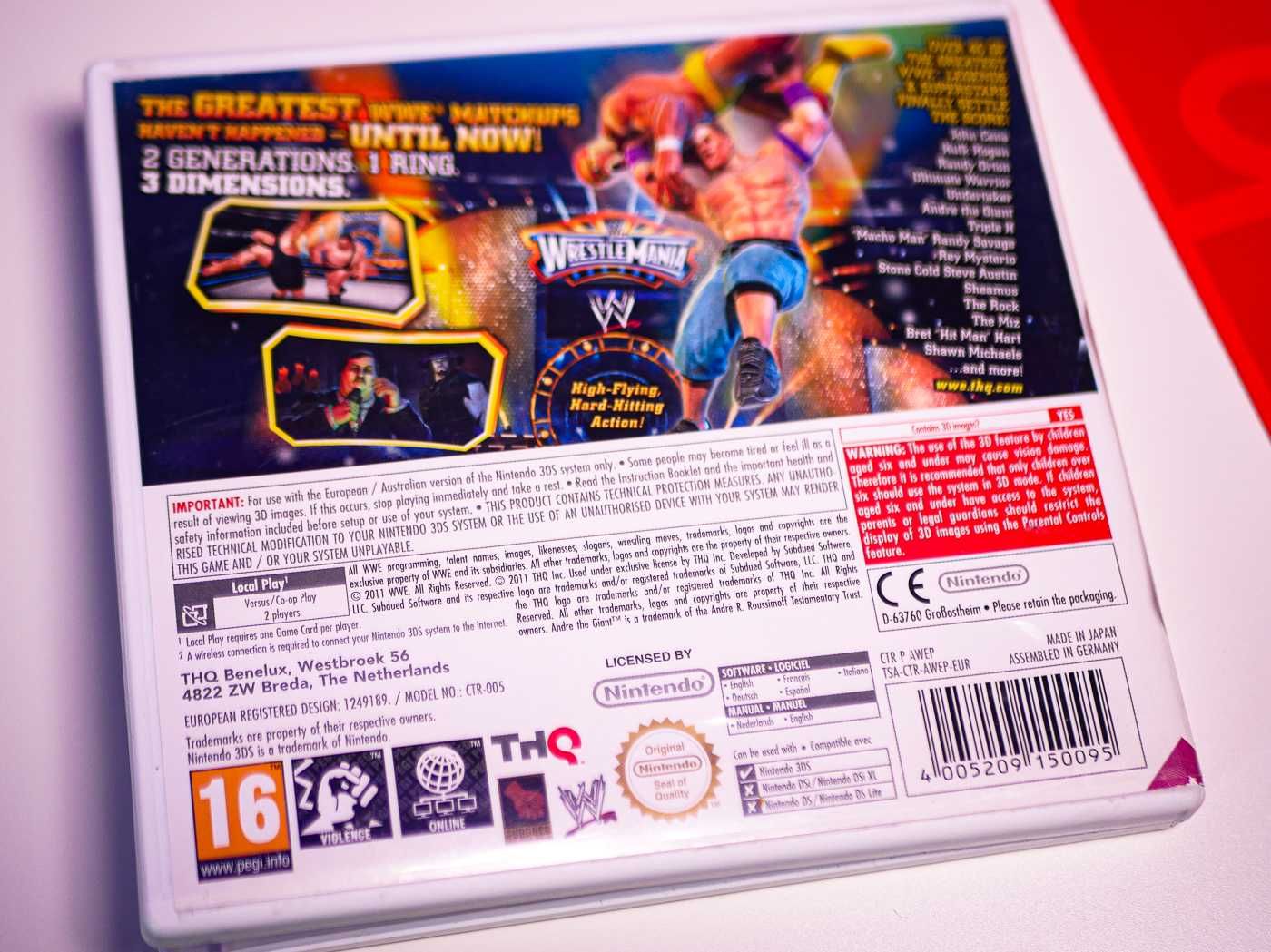 Gra WWE All Stars Nintendo 3DS 2DS, wydanie ANGIELSKIE cib BDB! Tekken