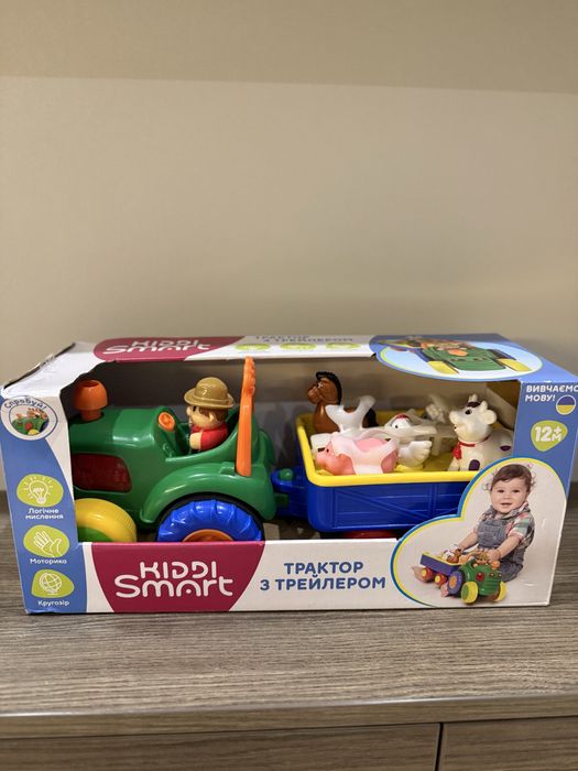 Kiddi Smart Трактор з трейлером