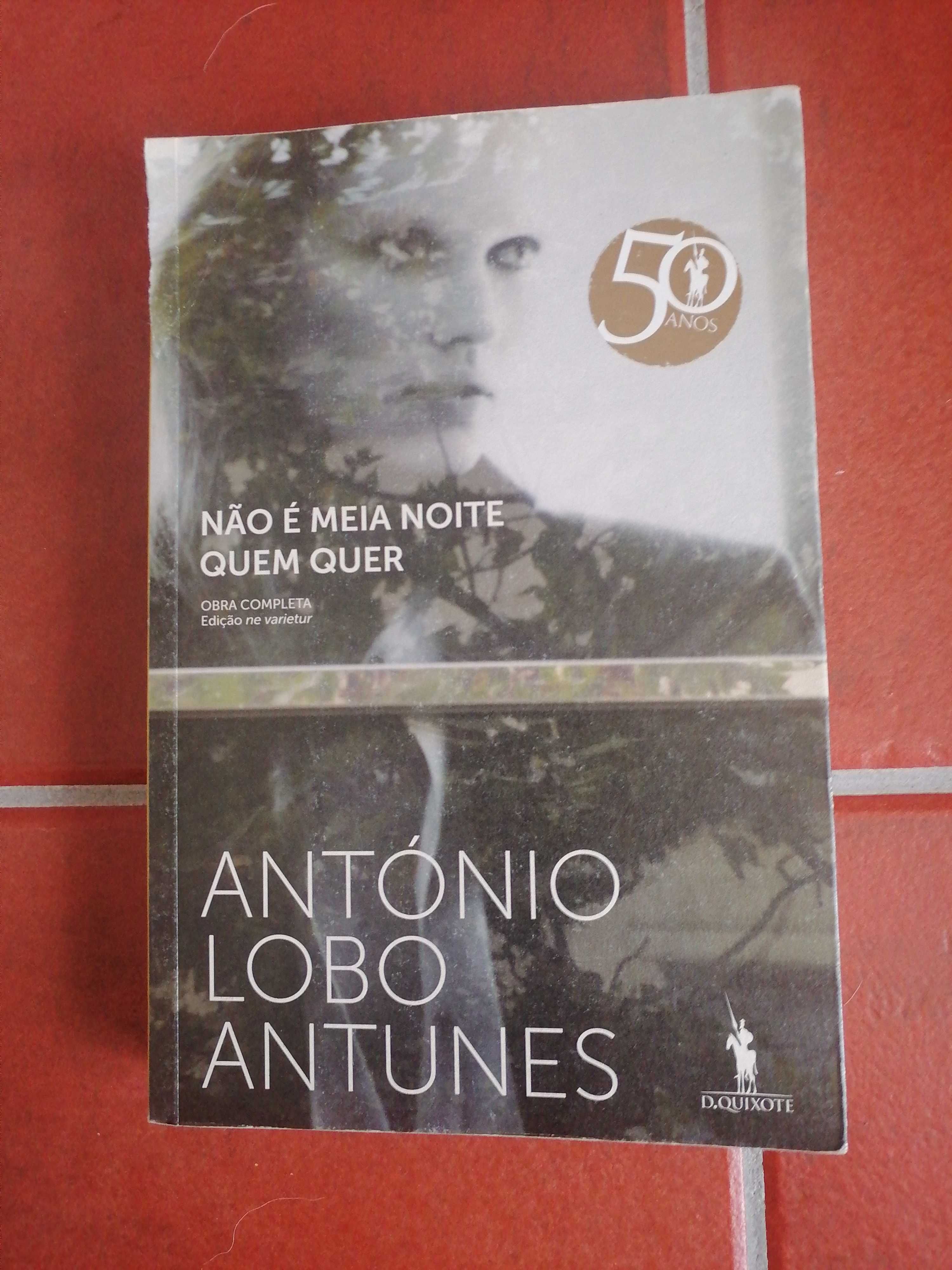 Livro 'Não é meia noite quem quer' - António Lobo Antunes