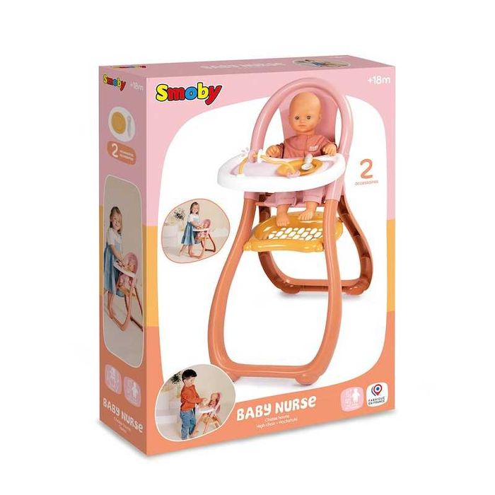 Стільчик "Бебi Ньорс. Терракотова пудра" для годування, 2 аксес.,