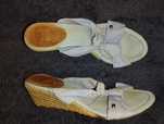 Tommy Hilfiger jeansowe klapki espadryle koturny 36
