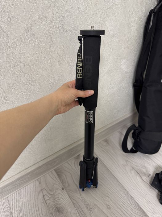 Монопод Benro A38TD для прфесійної фото та відеозйомки
