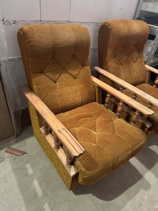 Dwa fotele dobry stan za darmo krzesła fotel