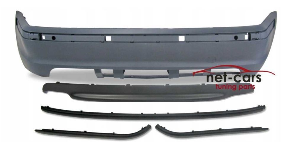 Zestaw MPakiet BMW E46 zderzak przód + tył + halogeny SEDAN