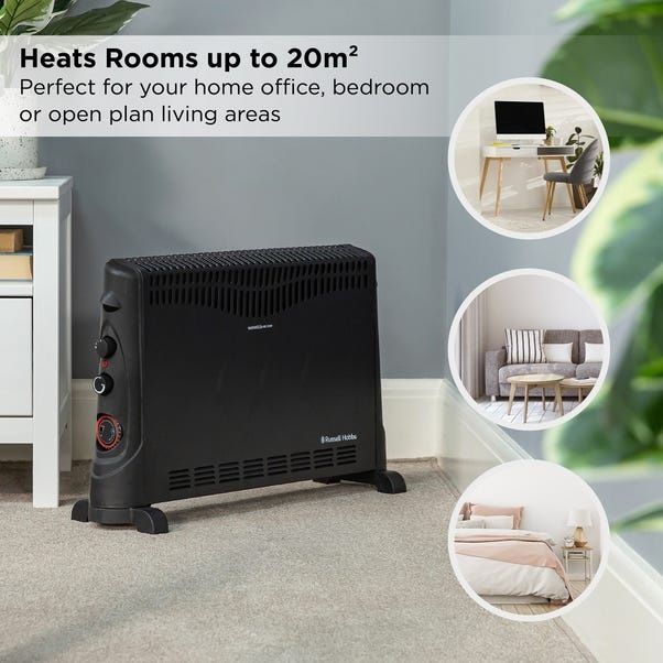 Russell Hobbs grzejnik elektryczny konwektor timer 20m2 czarny 2 kW