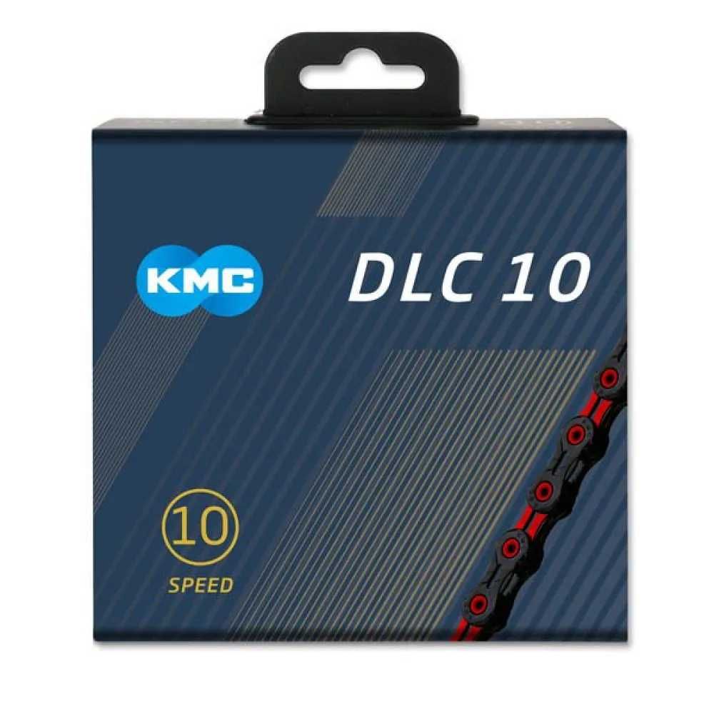 Цепь KMC X10SL DLC 10 скоростей 116 звеньев Red/Black + замок