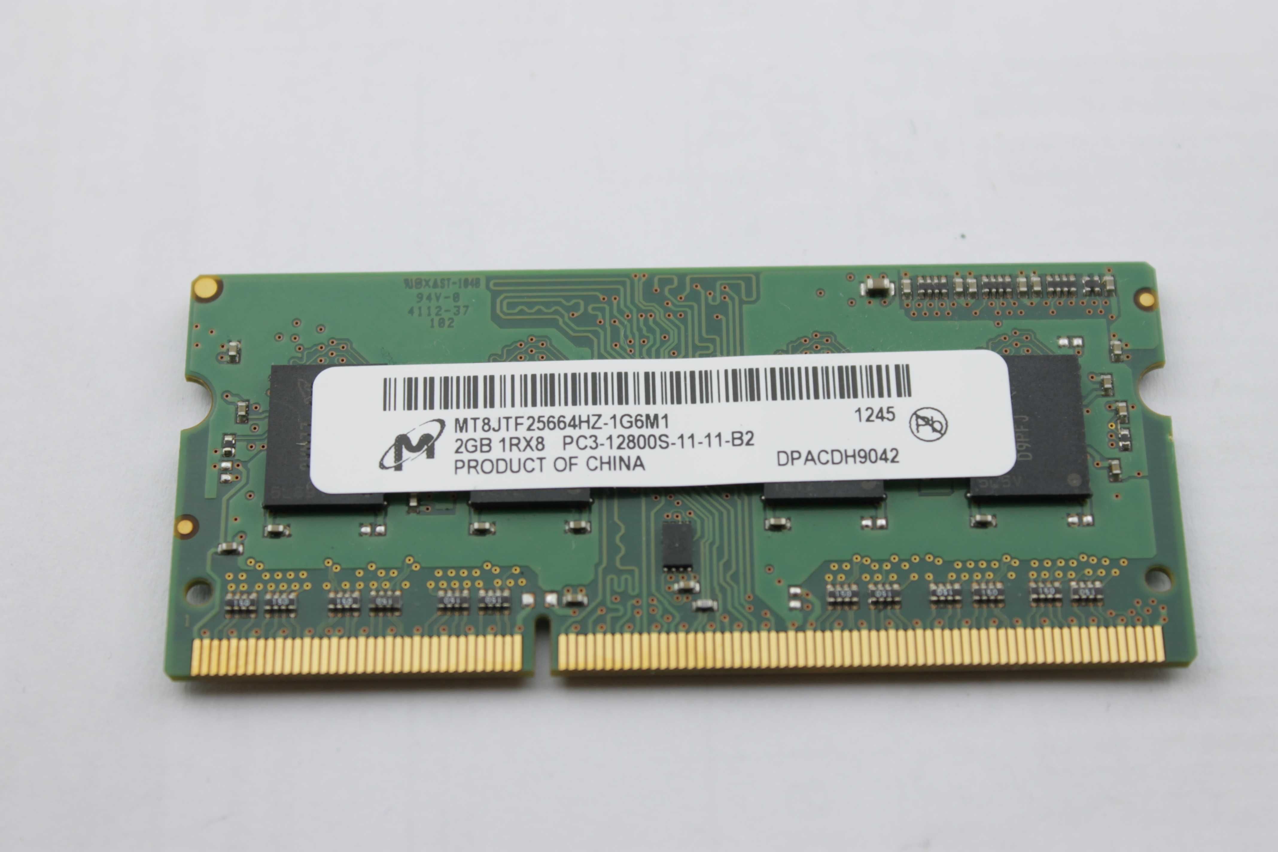 Планки памяти DDR3 SODIMM 2GB PC3 PC3L