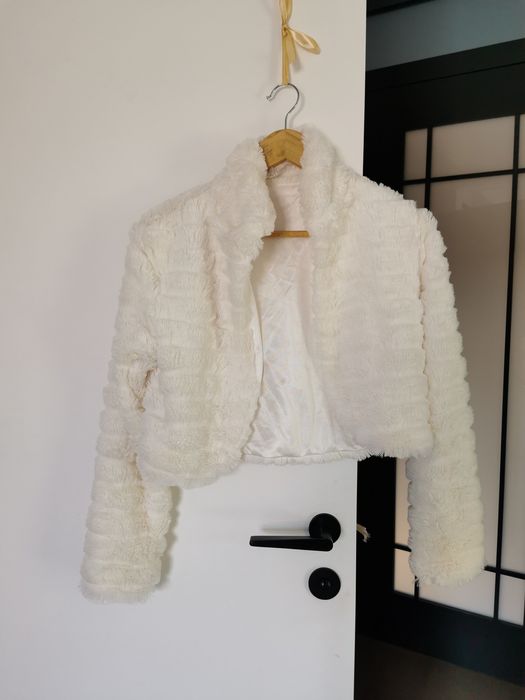 Bolerko ślubne na ślub s/m ecru