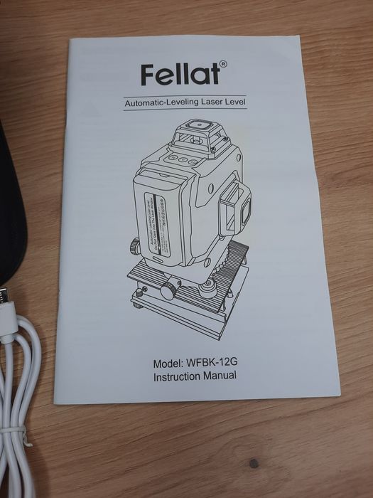 Laser 3D 360° 12 linii Profesjonalny Przenośny