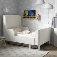 Łóżko dziecięce z regulacją dł BUSUNGE IKEA