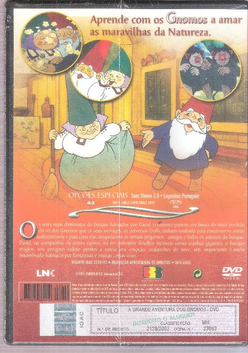 Filme DVD A Grande Aventura dos Gnomos