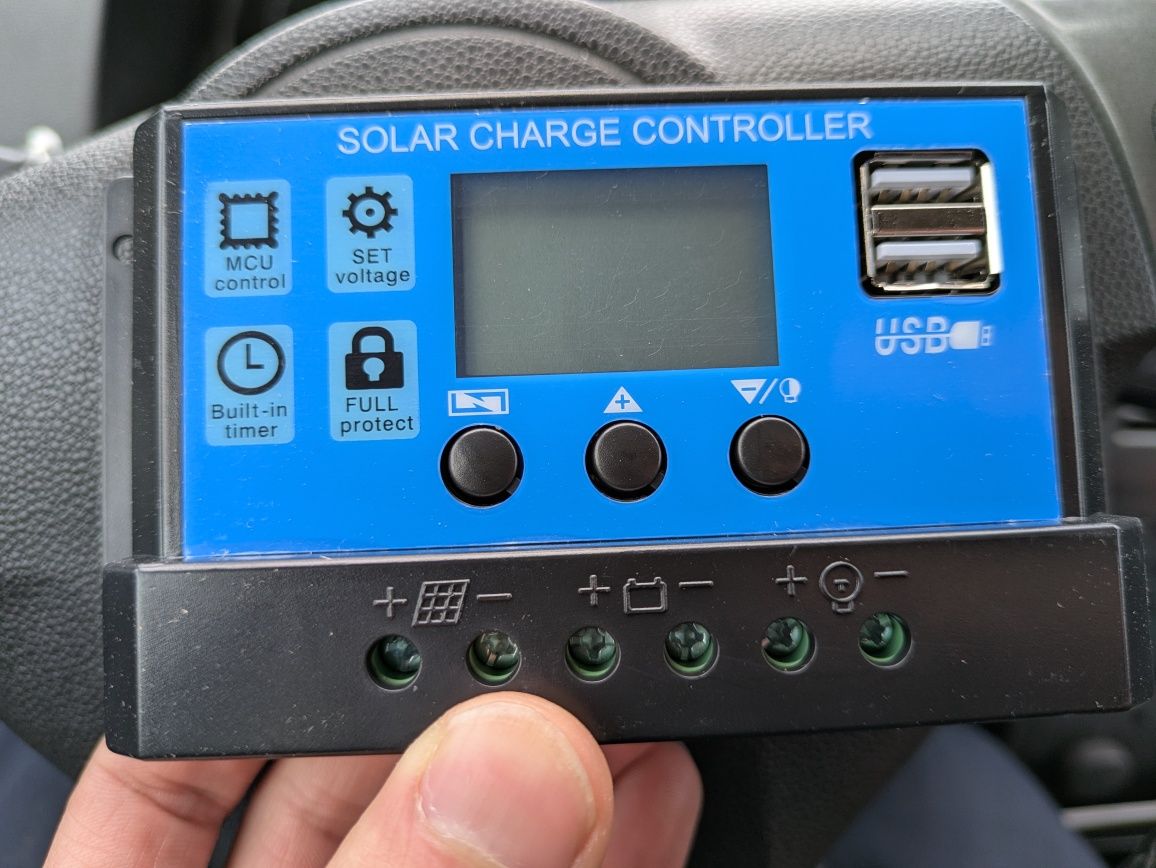 Controlador solar 100A 12/24v max 50v