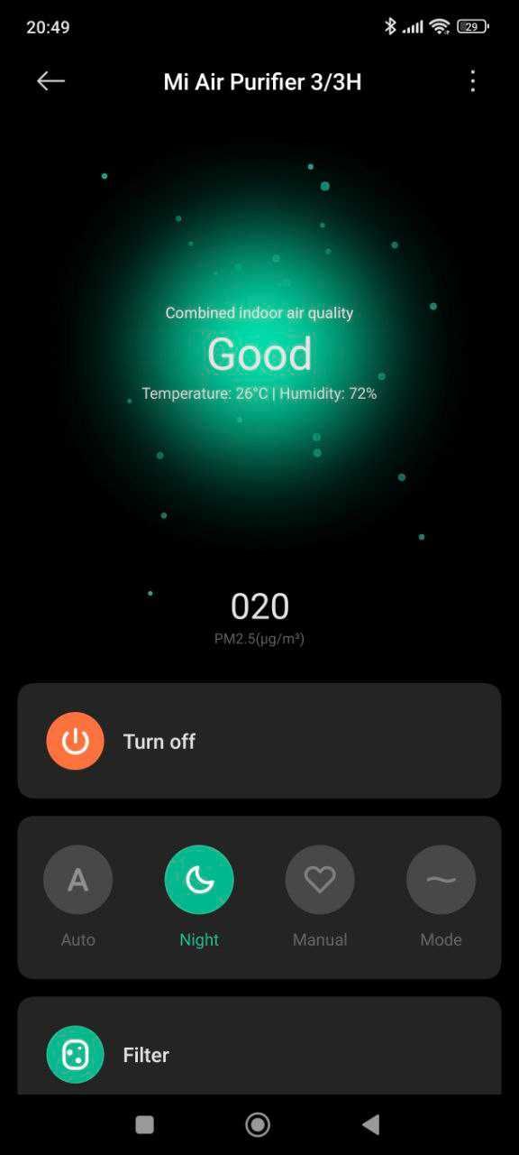 Очищувач повітря Mi Air Purifier 3H Xiaomi б/у