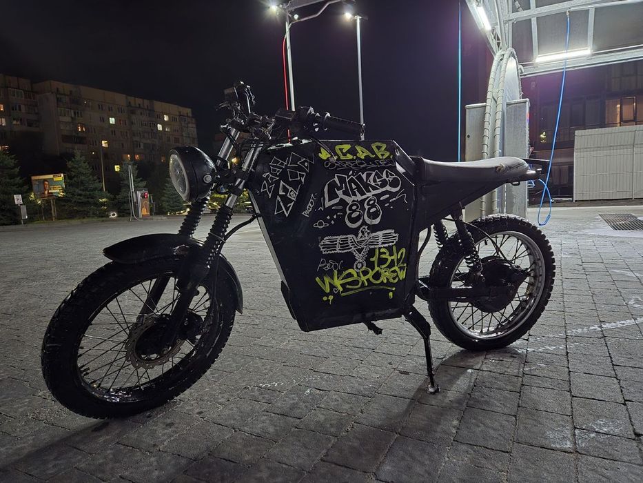 Електро мотоцикл скутер мопед велосипед qs motor 3000w