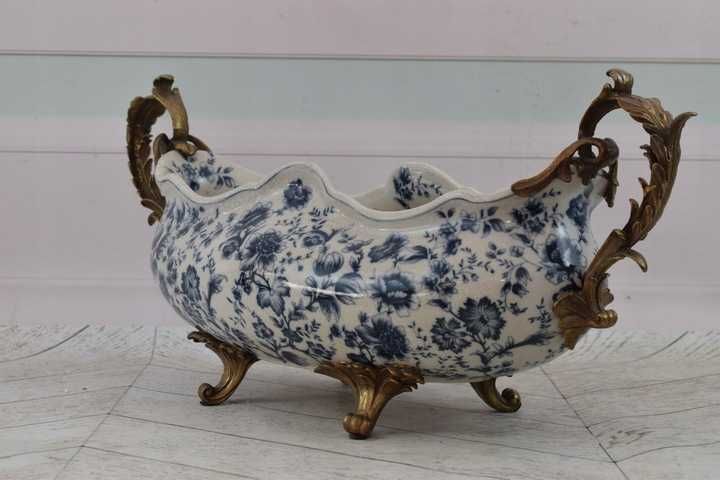 Muzealna Patera Porcelanowa - Secesja Wazon Amfora Porcelana
