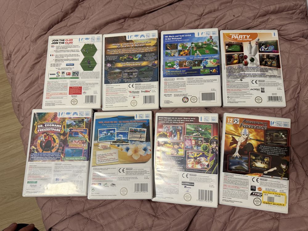 Sprzedam zestaw gier na Nintendo Wii