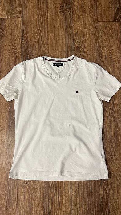 Koszulka T-shirt biała Tommy Hilfiger rozmiar XL