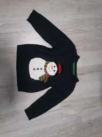 Sweter sweterek świąteczny 122 6 7 lat Rebel