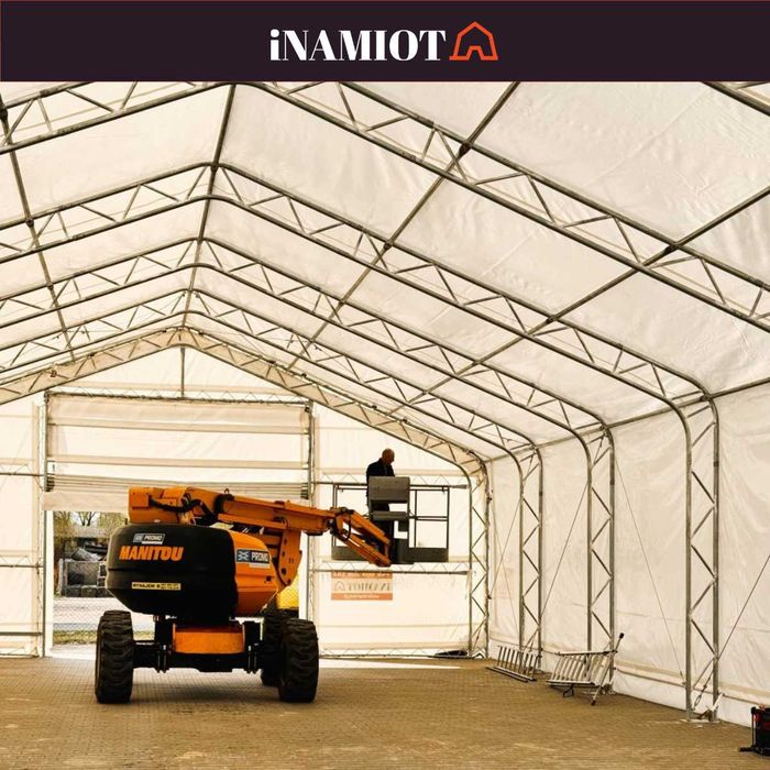 Magazyn 12x24x6x3m NOWA HALA NAMIOTOWA plandeka PVC 900g stal OCYNK