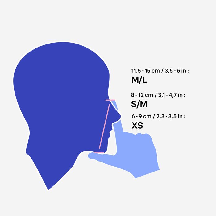 Máscara Easybreath de Imersão 900 Adulto - Azul