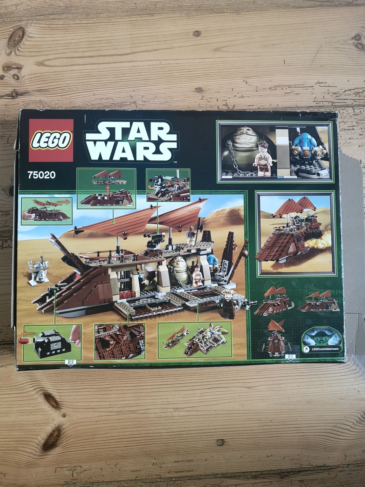 LEGO Star Wars 75020 Gwiezdne wojny Jabba Leia max rebo minifigurki