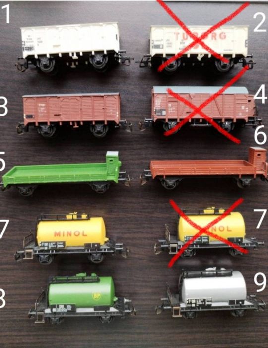 Kolejka wagonik TT Berliner Bahnen wagon diorama Piko